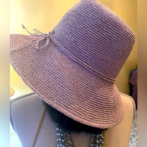 NWOT Elegant Purple Women's Sun Hat